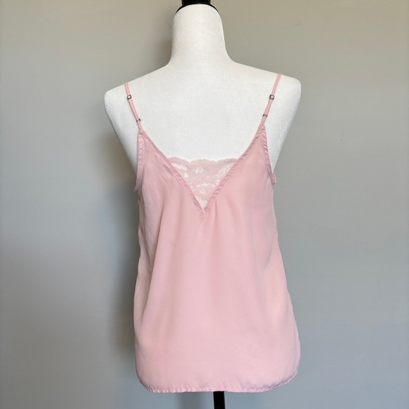 Hollister Women's Small Cami V-Neck Pink Lace Coquette Fairy Feminine Y2K Lover - Picture 5 of 9